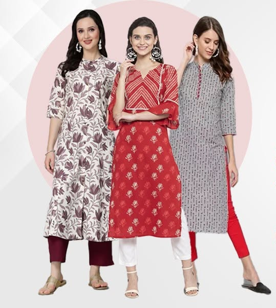 Women’s kurti collection styled for everyday and festive wear
